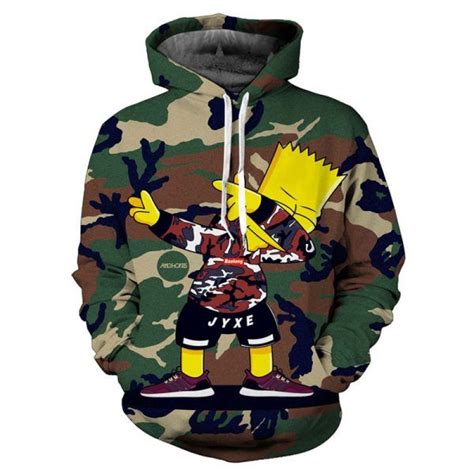 cool bart simpson hoodie